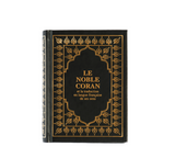 Coran de poche noir (Français et arabe)